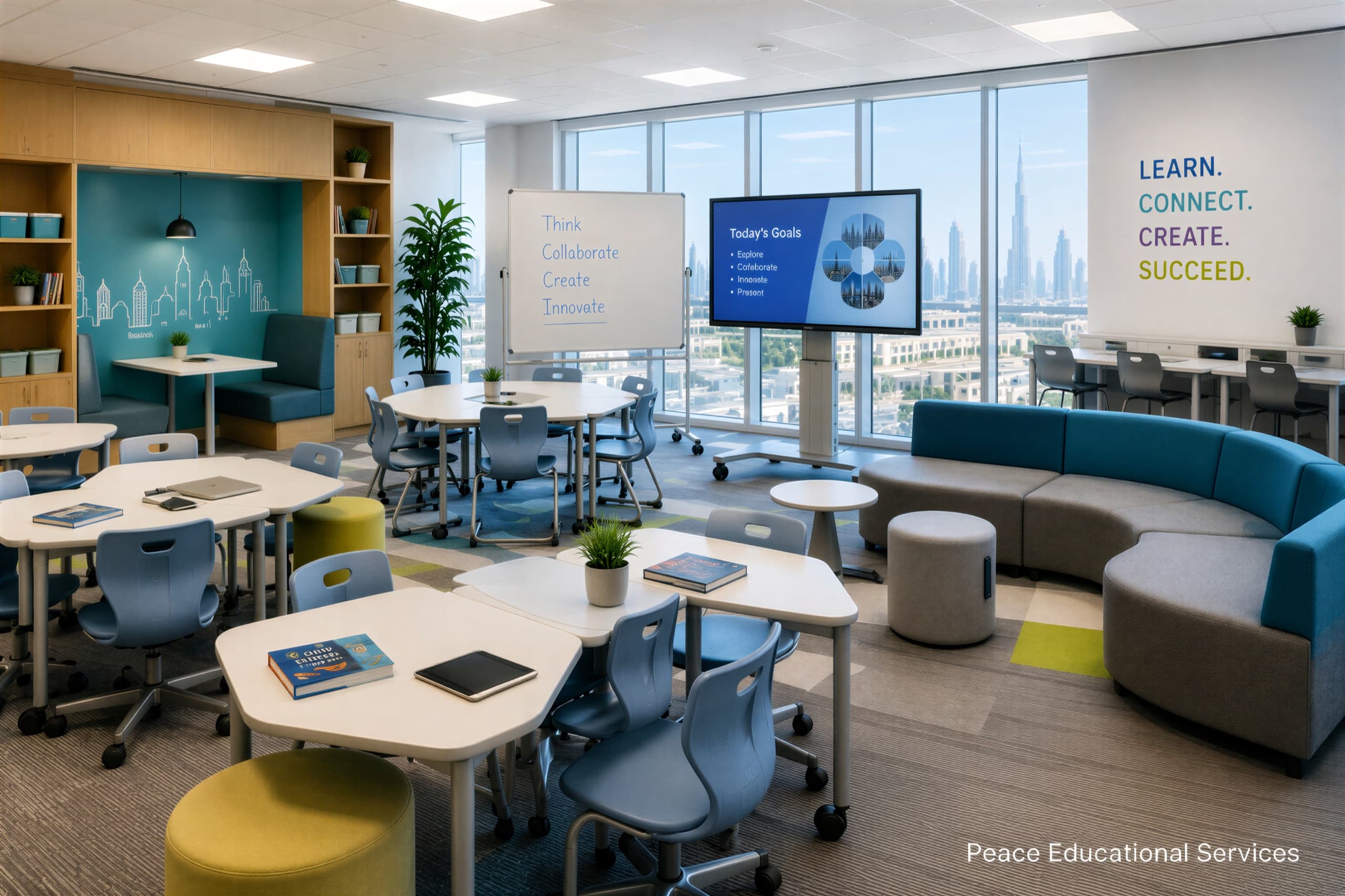 A room that expects to be rearranged